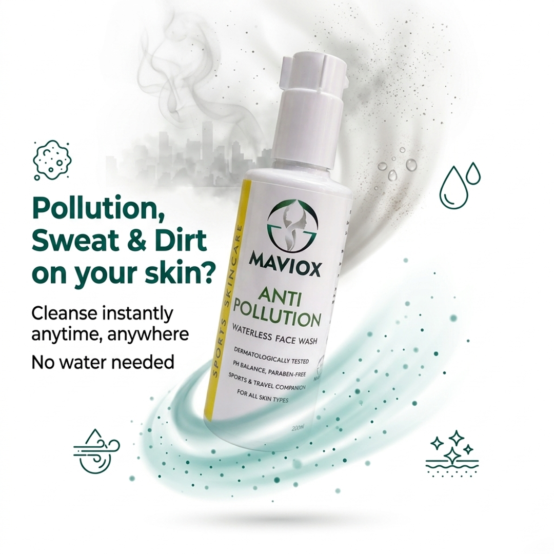 Anti-Pollution Waterless Face Wash
