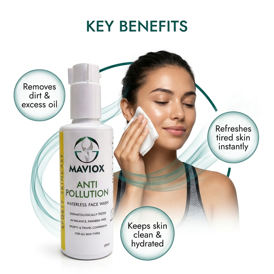 Anti-Pollution Waterless Face Wash