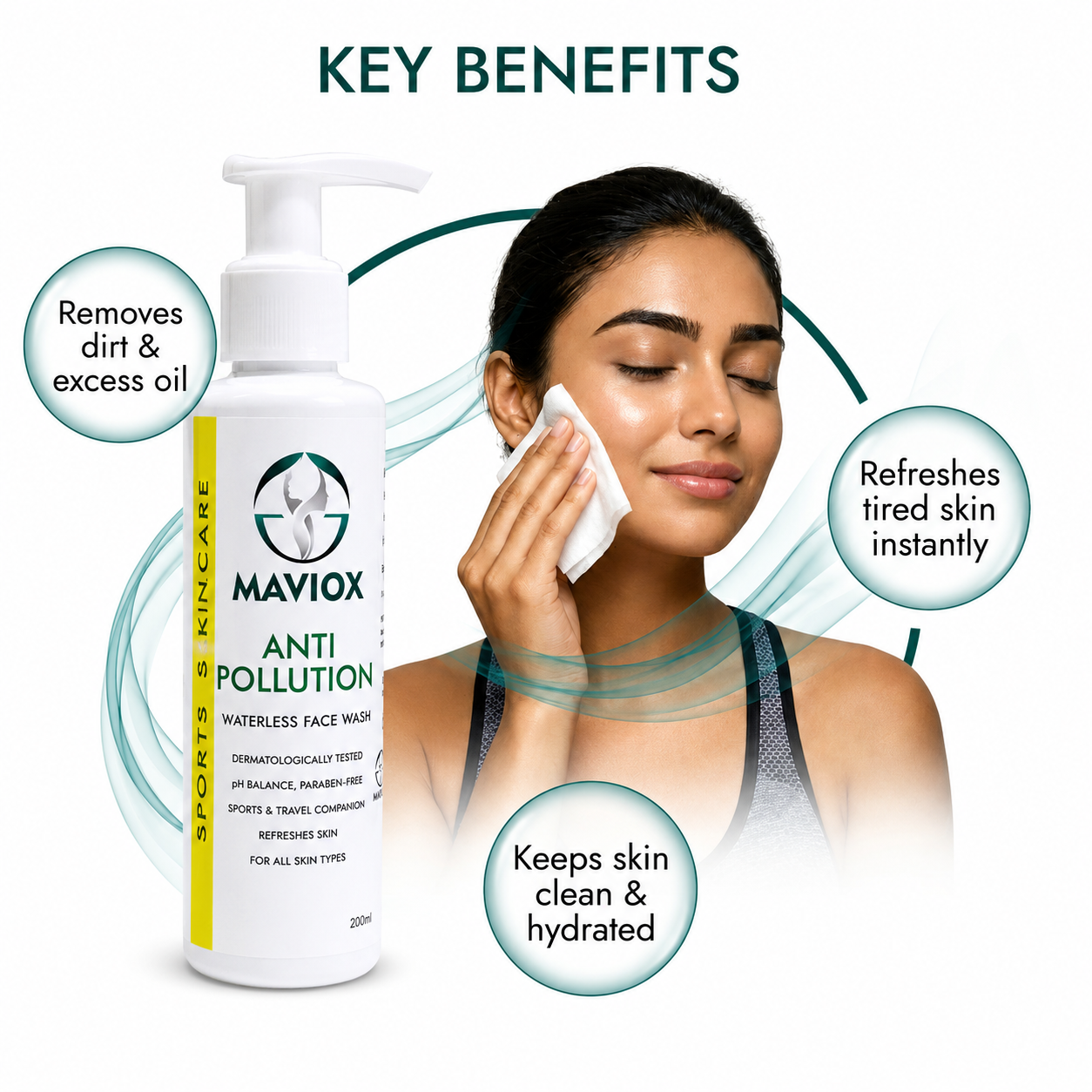 Anti-Pollution Waterless Face Wash